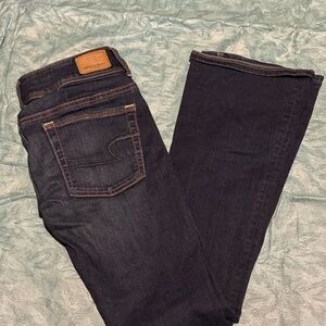 American Eagle Outfitters Dark Indigo Flare Jeans